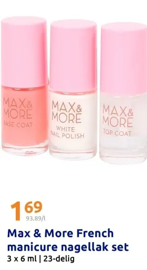 Aanbieding: French manicure nagellak set