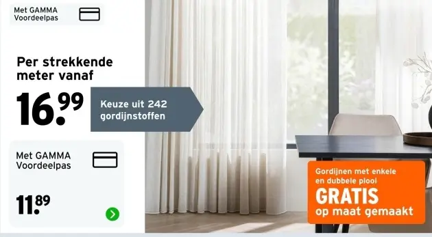 Aanbieding: Gordijnstoffen
