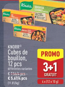 Offre: Cubes de bouillon