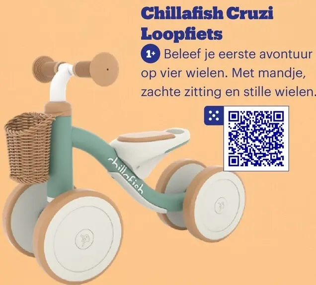 Aanbieding: Chillafish Cruzi Loopfiets
