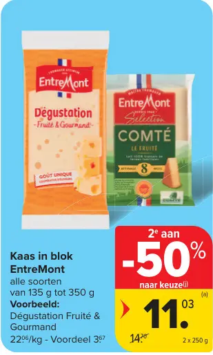 Promotie: Kaas in blok