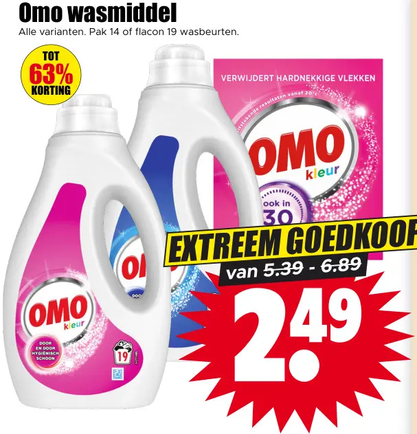 Aanbieding: Wasmiddel