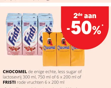 Promotie: Chocomelk of Fristi