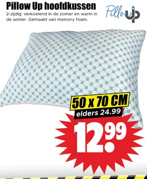 Aanbieding: Pillow Up hoofdkussen