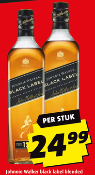 Aanbieding: Johnnie Walker black label blended