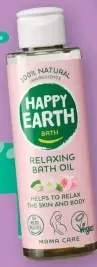 Aanbieding: Happy Earth 100% Natuurlijke Mama Care Relaxing Bath Oil 150 ML