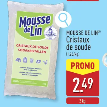 Offre: Cristaux de soude