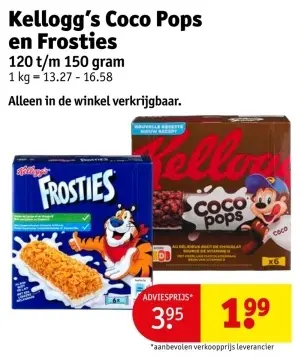 Promotie: Coco Pops en Frosties