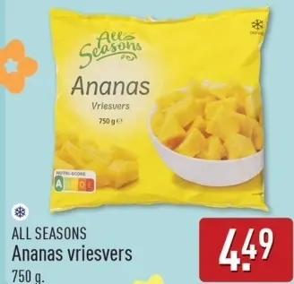 Aanbieding: Ananas vriesvers