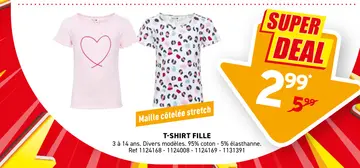 Offre: T-shirt fille