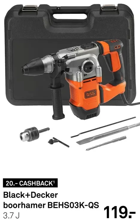 Aanbieding: Boorhamer BEHS03K-QS