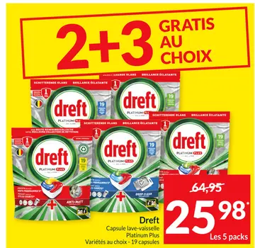 Offre: Dreft Capsule lave-vaisselle