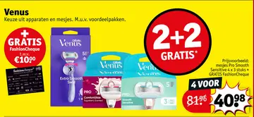 Aanbieding: Venus mesjes Pro Smooth Sensitive