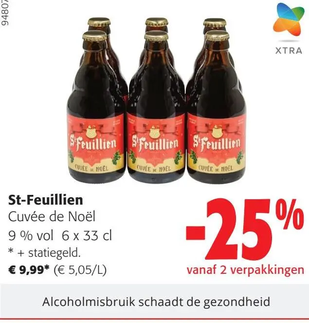 Aanbieding: St-Feuillien Cuvée de Noël