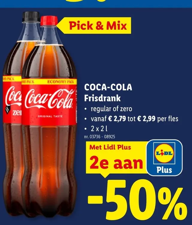 Promotie: Frisdrank