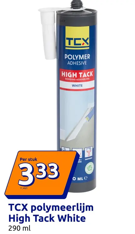 Aanbieding: TCX polymeerlijm High Tack White