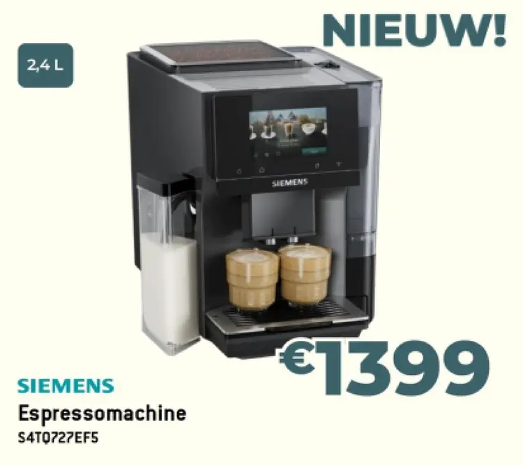 Promotie: Espressomachine
