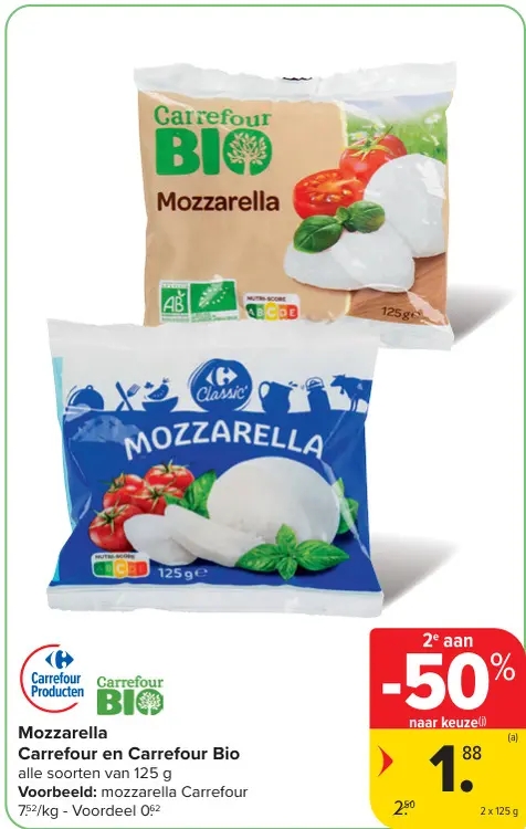 Promotie: Mozzarella