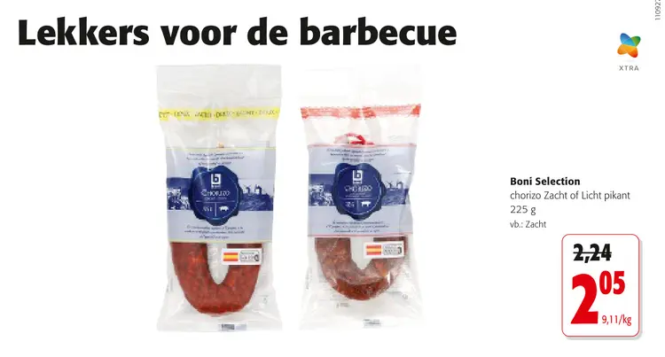 Promotie: chorizo Zacht of Licht pikant