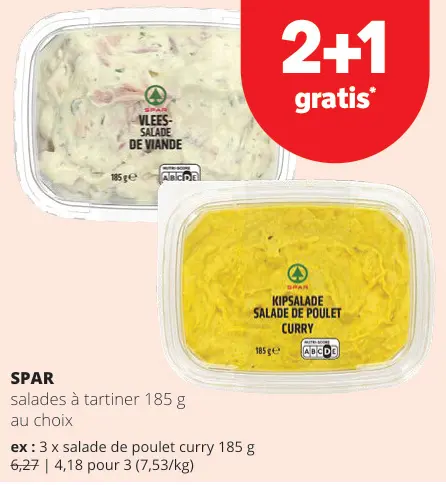 Offre: Salades à tartiner