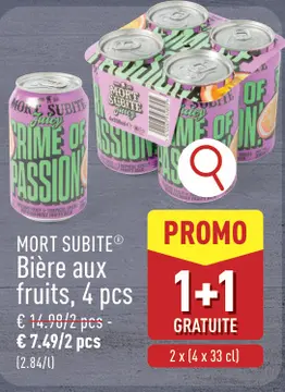 Offre: MORT SUBITE® Bière aux fruits