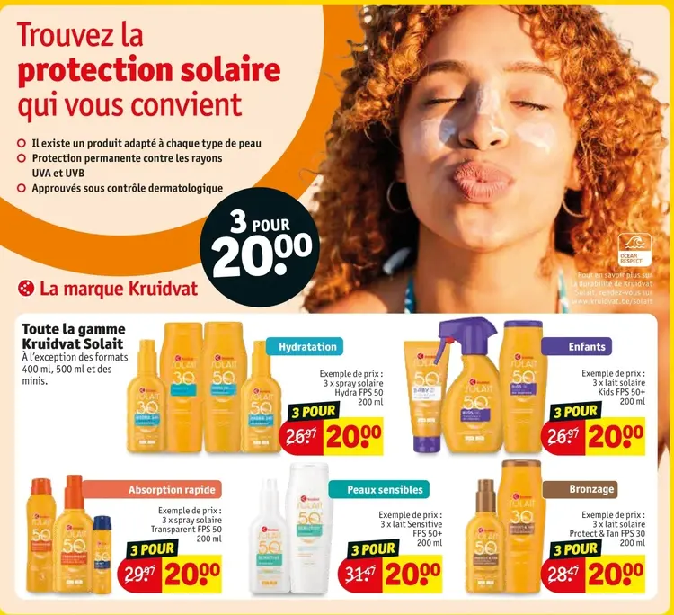 Offre: Protection solaire