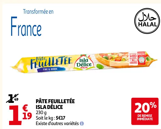 Offre: Pâte feuilletée