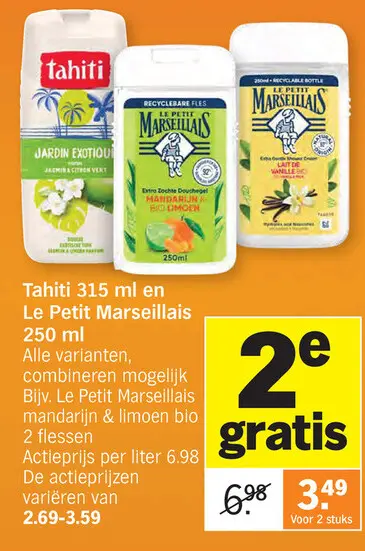 Promotie: Tahiti en Le Petit Marseillais