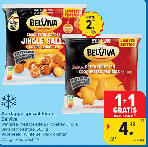 Promotie: Aardappelspecialiteiten Winterse Pretkroketten