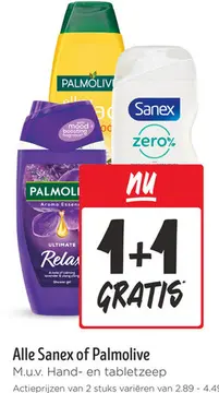 Aanbieding: Alle Sanex of Palmolive