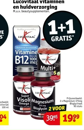 Promotie: Lucovitaal vitaminen en huidverzorging
