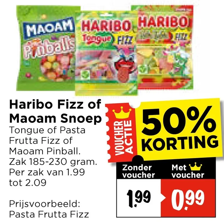 Aanbieding: Fizz of Maoam Snoep