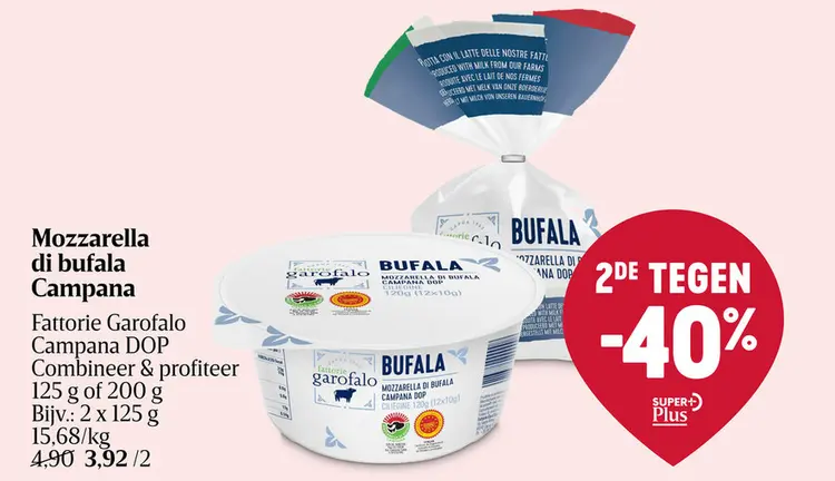 Aanbieding: MOZZA BUFALA DOP