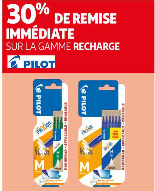 Offre: Recharge Frixion