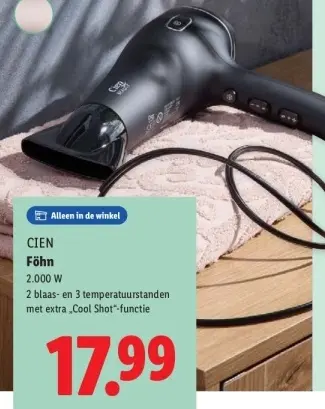 Aanbieding: Föhn