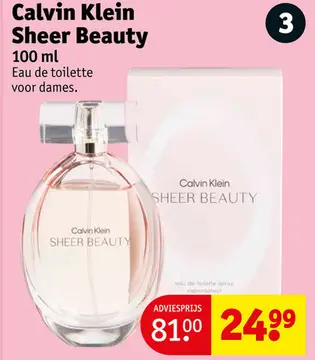 Aanbieding: Calvin Klein Sheer Beauty