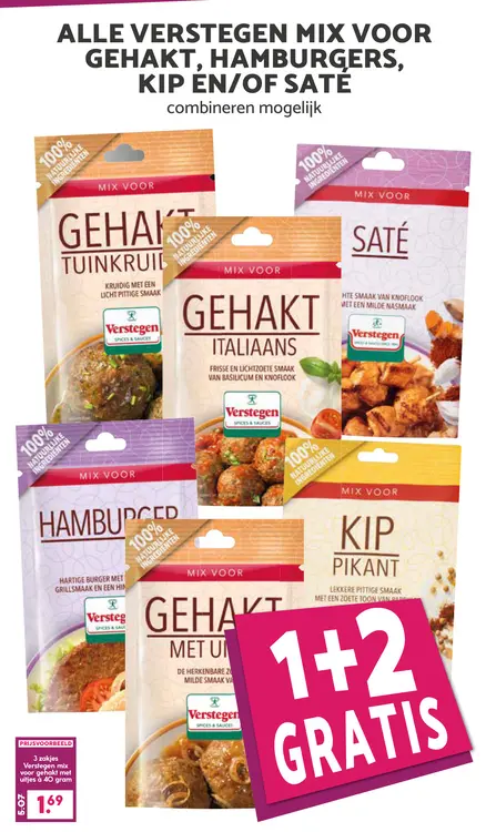 Aanbieding: Verstegen mix voor gehakt met uitjes