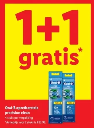 Aanbieding: Opzetborstels precision clean