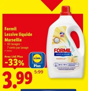 Offre: Lessive liquide Marseille