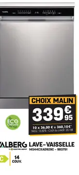 Offre: Lave-vaisselle