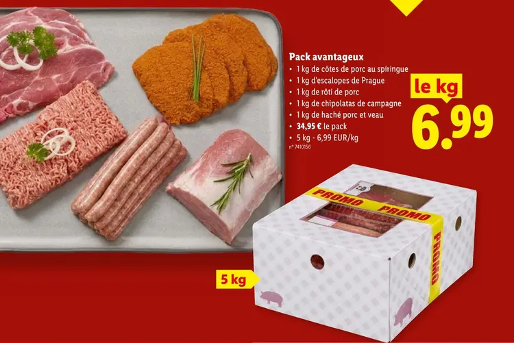 Offre: Pack de viande