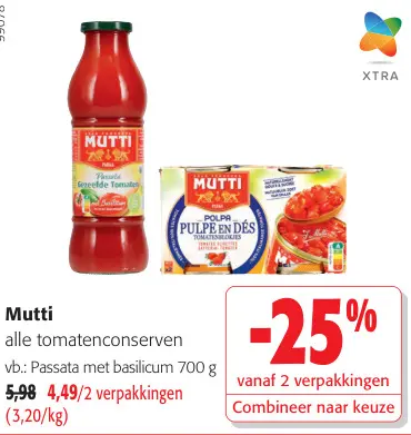 Promotie: alle tomatenconserven