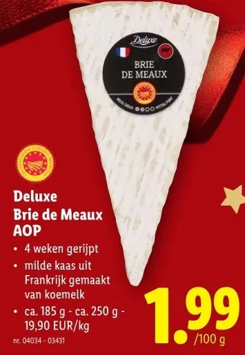 Promotie: Brie de Meaux AOP