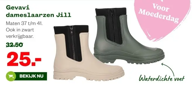 Aanbieding: Dameslaarzen Jill
