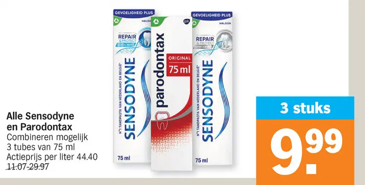 Aanbieding: Sensodyne en Parodontax