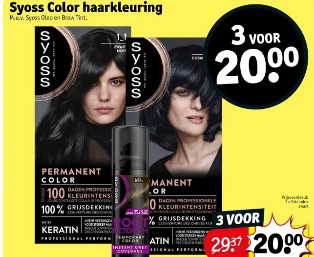 Promotie: Syoss Color haarkleuring