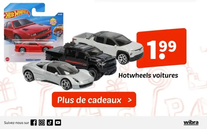 Offre: Hotwheels voitures
