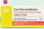 Aanbieding: Hoesttabletten Broomhexine HCl 8mg