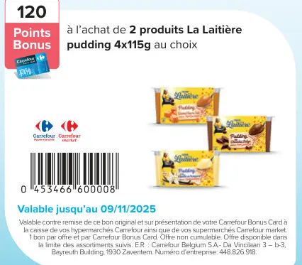 Offre: pudding