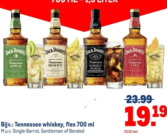 Aanbieding: Tennessee whiskey
